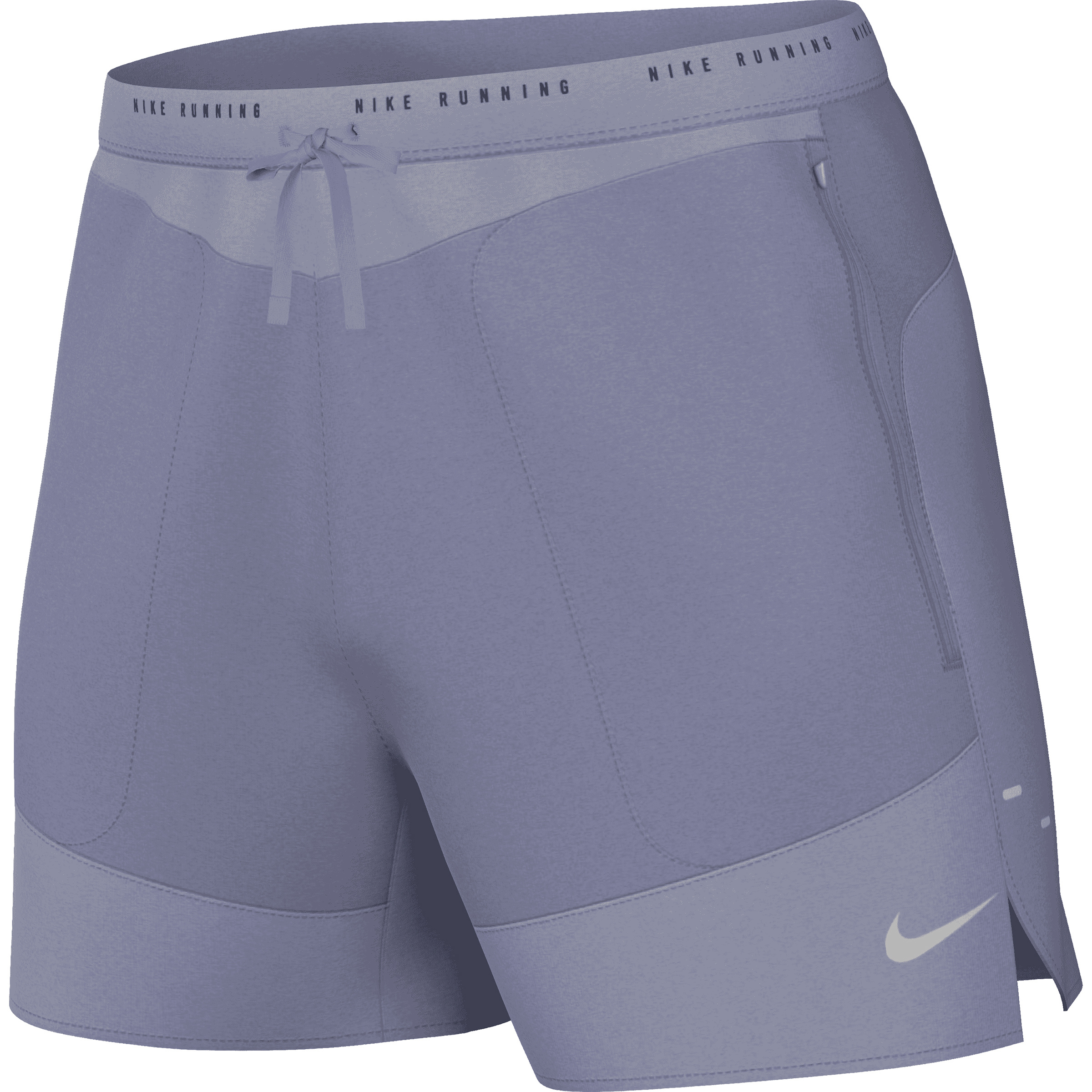 Nike Stride Herren Laufhose lila Größe XL Trailrunning | Laufen Schnell trocknend
