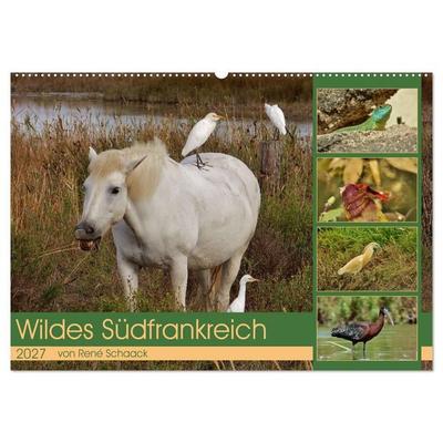 Wildes Südfrankreich (Wandkalender 2027 DIN A2 quer), CALVENDO Monatskalender