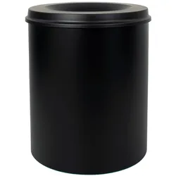 Vepa Bins Papierkorb, selbstlöschend, 80 l, HxØ 540x465, Korpus schwarz/Löschkopf schwarz, Abfalleimer, Schwarz
