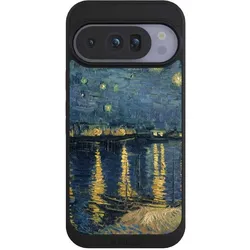 Nivocase Handyhülle für Google Pixel 10 Pro Hülle NIVOpure Case Schwarz Kunst Malerei (Google Pixel 10 Pro), Smartphone Hülle, Schwarz