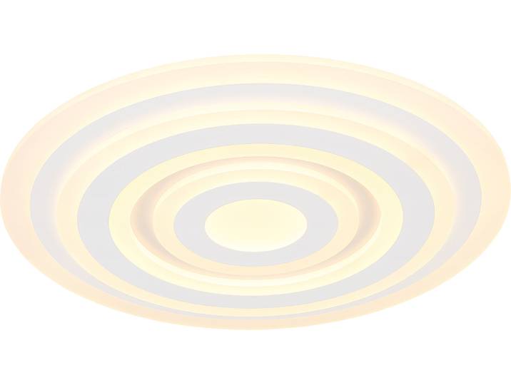 Globo Lighting Plafonnier métal blanc mat\, LED