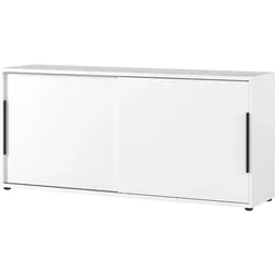 Bümö, Aktenschrank, Space Schiebetürenschrank (160 x 40 x 74 cm)