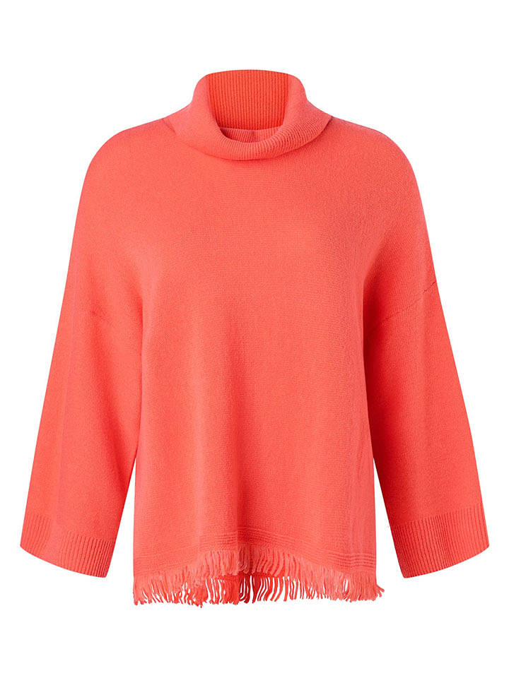 Maerz Muenchen Wollrollkragenpullover in Orange - 36