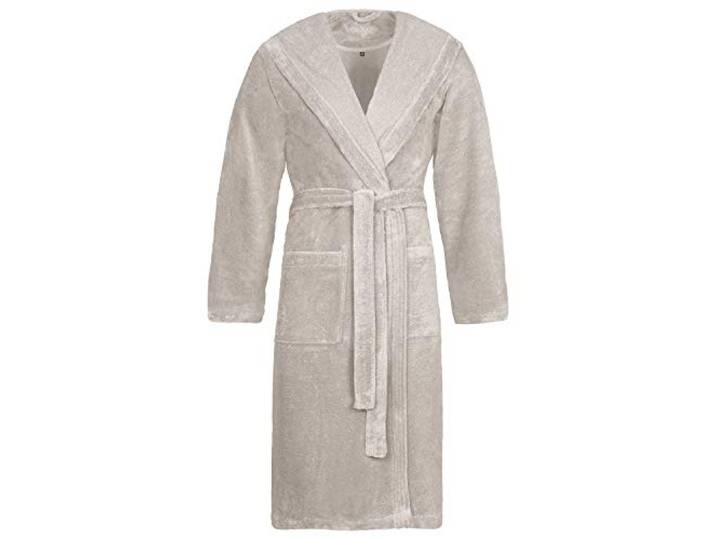 Vossen Damen & Herren Bademantel Lynn Stone, l