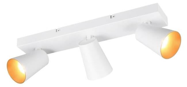 TRIO Sharp 3-lichts opbouwspot wit met verstelbare GU10 armaturen