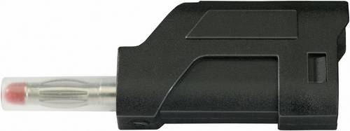 TRU Components TC-R8-104 B Lamellenstecker Stecker, gerade Stift-Ø: 4mm Schwarz