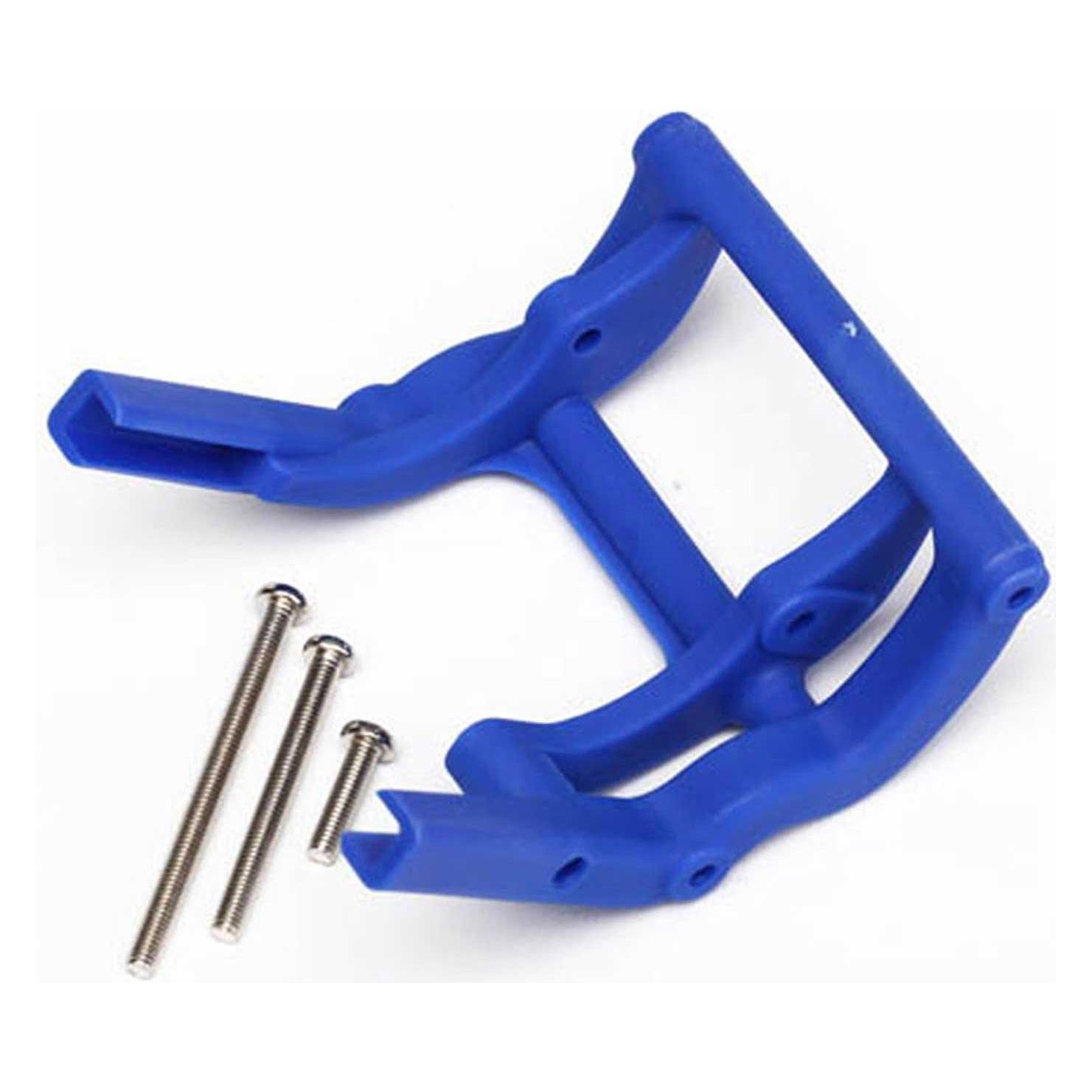 Traxxas Wheelie bar Halter blau (TRX3677X)