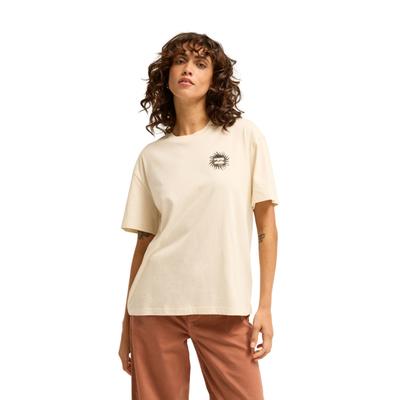 T-Shirt BILLABONG "Always Looking", Damen, Gr. XL, beige (weiß cap), Obermaterial: 70% Baumwolle, 30% Baumwolle., Shirts T-Shirt
