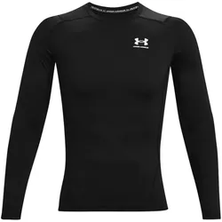 UNDER ARMOUR HeatGear Armour langarm Funktionsshirt Herren 001 - black/white XS