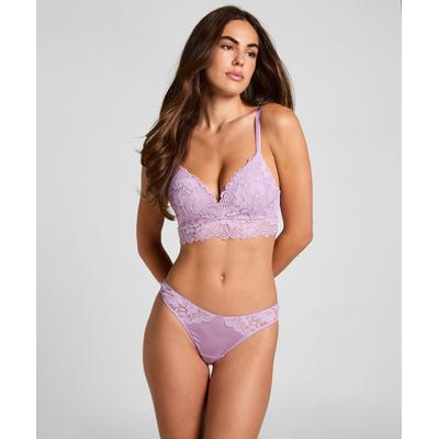 String HUNKEMÖLLER "Andrea Thong", Damen, Gr. M, lila, 92% Polyamid, 8% Elasthan, Unterhosen String