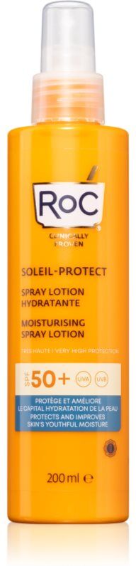 RoC Soleil Protect Moisturising Spray Lotion spray solaire hydratant SPF 50+ 200 ml