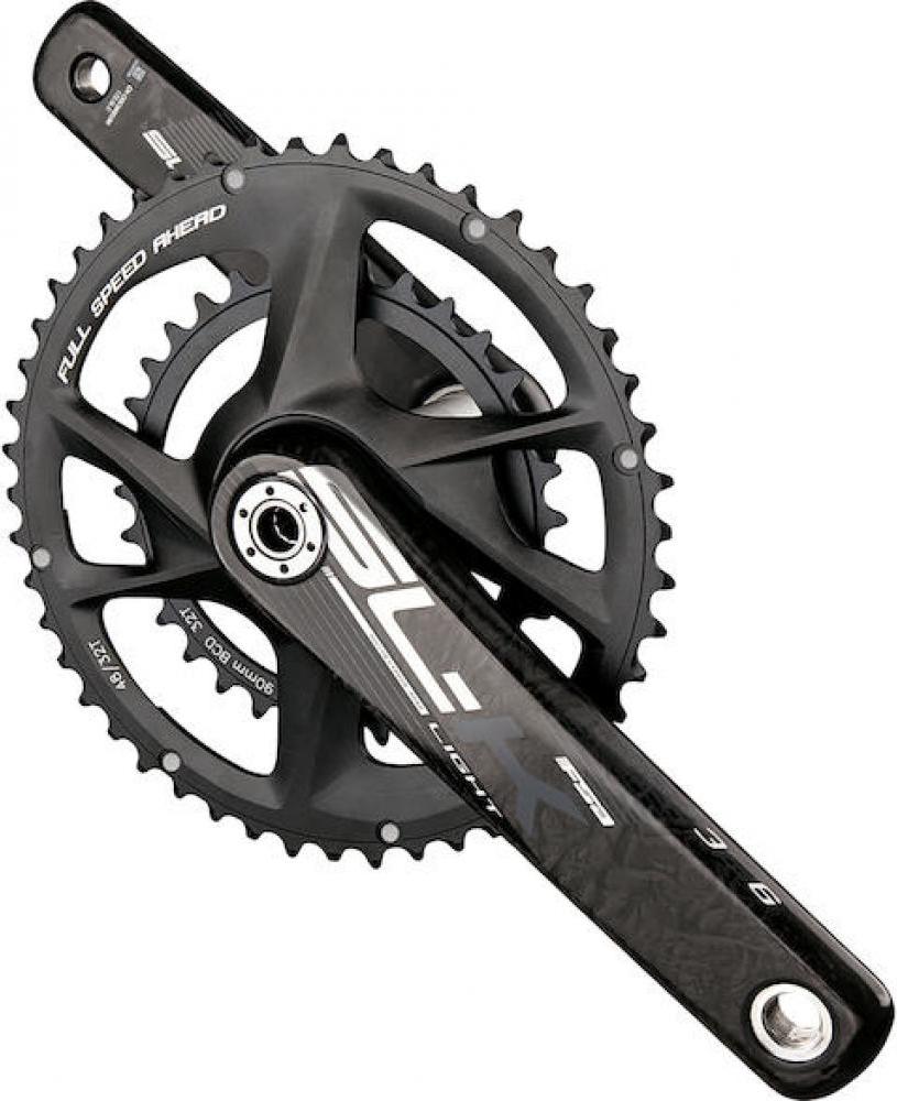 FSA Kurbelgarnitur SL-K Road Modular Supercompact 165 mm Schwarz - leichte Pe....
