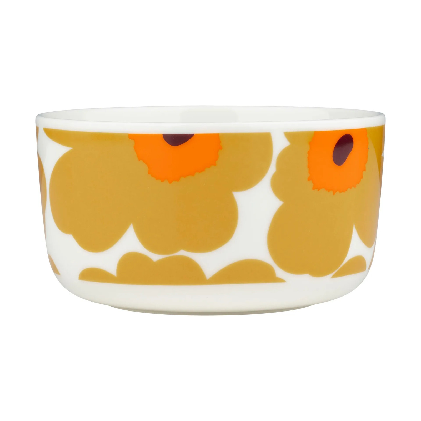 Marimekko Unikko schaal 5 dl White-caramel-warm orange