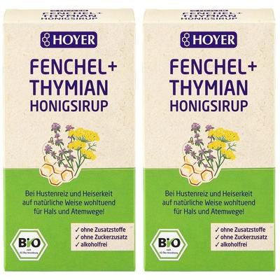 Hoyer Fenchel+Thymian Honigsirup 2x 2x250 g Sirup
