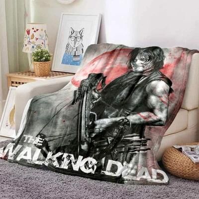 Uplift Picks The Walking Dead Zombie Throw Blanket Soft Flannel Sofa And Bed Cover 19 150x200 Cm