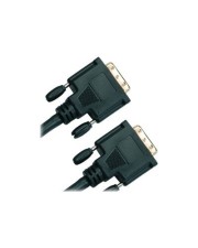 Jou Jye AVC 130 DVI-Kabel DVI-D M bis M 50 cm Schwarz (AVC 130-0,5)