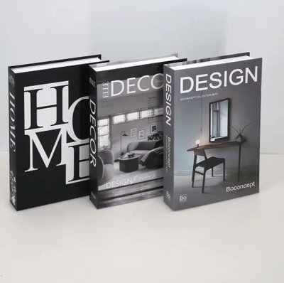 Inspire Picks Modern Decorative Book Set 3pcs Fake Books Decor For Stylish Home & Coffee Table Display 0313 18 bh071 bh624