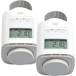 IOIO HT 2000-23 elektronisches Heizkörperthermostat 2er Pack programmierbar Heizthermostat digital