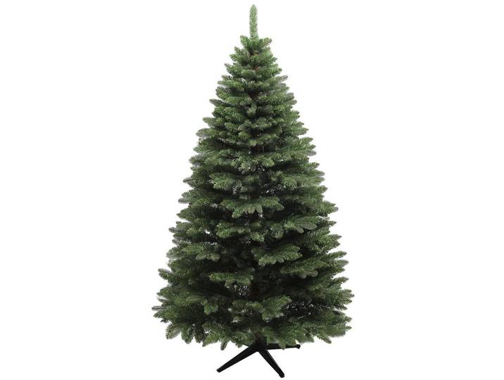 ComfortXL Weihnachtsbaum De-41540 180 cm, flammhemmend, Metallbasis Grün, Kunststoff, 180 cm, Dekoration, Weihnachtsdekoration, Christbäume & Zubehör