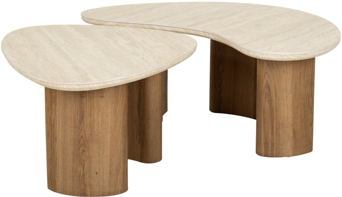 AnLi Style Salontafel set van 2 Romano organic