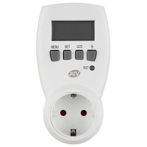 REV Energiekostenmessgerät digital kompakt weiß