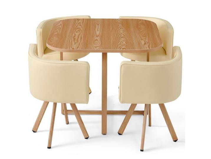 MOSAIKASA Table et chaises scandinaves Oslo Beige