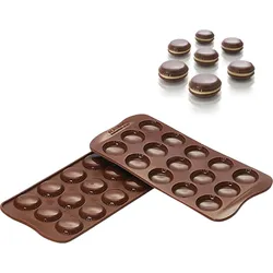 Scg21 Choco Macaron Form für Schoko-Pralinen Silikon