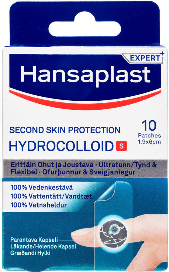 Hansaplast Second Skin Protection Hydrocolloid S Medicinsk udstyr 10 stk