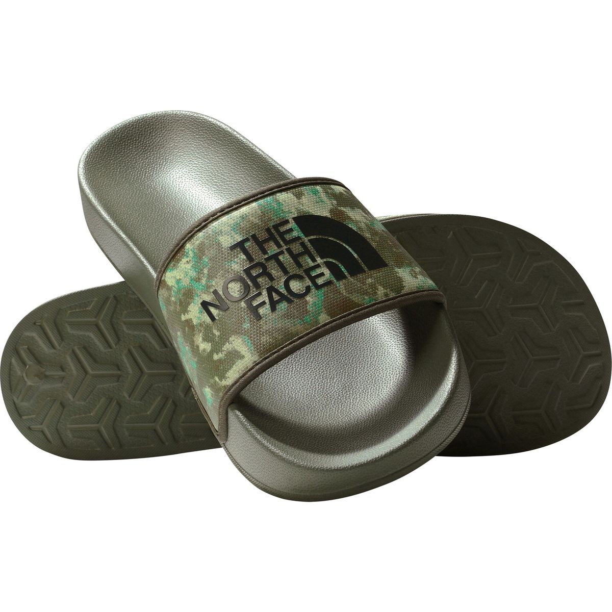 The North Face Mens Base Camp Slide III mltryolvstpldcmprnt/tnfbk (IYL) 14 NF0A4T2RIYL-14