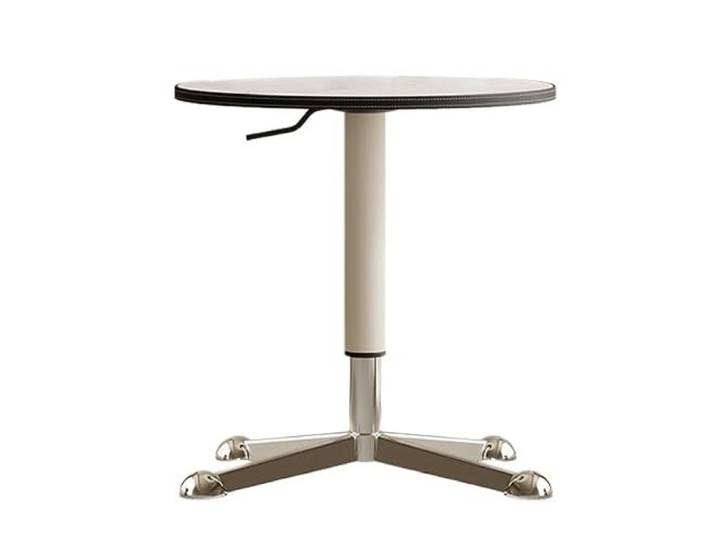YCCHAH Sofatisch Beweglichen Rock Slab Seite Tisch Wohnzimmer Kreative Multifunktionale Hebe Kleine Runde Wohnzimmer-Beistelltisch(60 * 52~77cm)