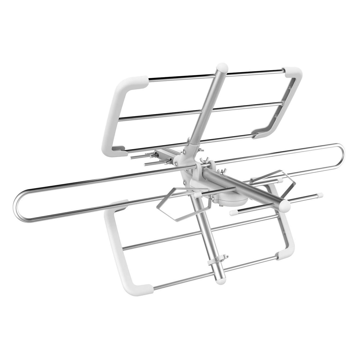 Spacetronik Antena RTV Antena DVB-T EOS Combo Weiss (Parabolantenne, 25 dB, DVB-T / -T2) (26618)