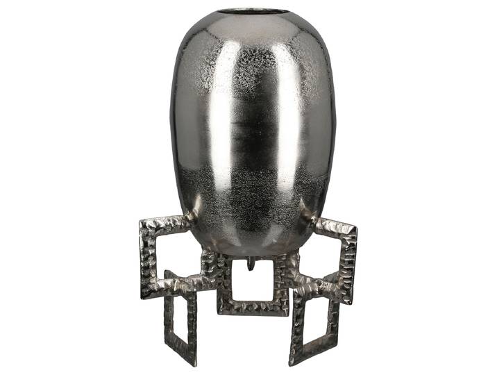Vase Rocket 25 x 40 x 25cm Argenté