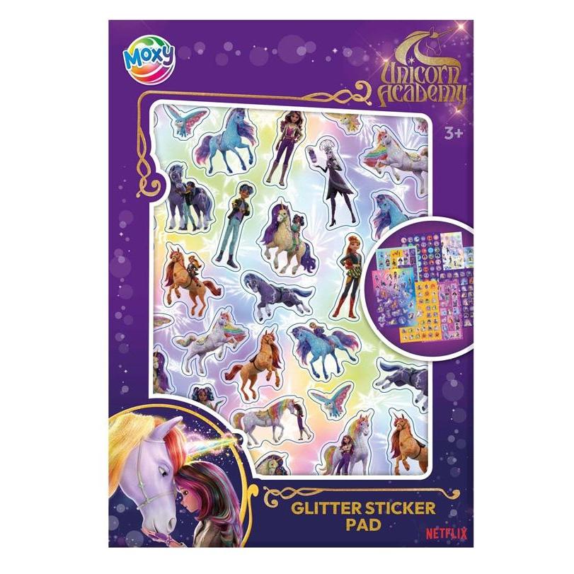 Z-Design Einhorn-Akademie Glitzer-Stickerbuch A5 - 8 Blatt (8 Sticker) (65530832)