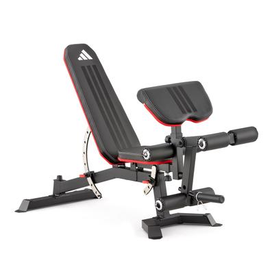 Trainingsstation ADIDAS PERFORMANCE "adidas Utility Bench mit Bizeps-Curlpult & Beincurler", schwarz, KraftstationenH:120cm, H:120cm