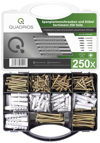 Quadrios 2109SA046 Dübel-Box Inhalt 250St.