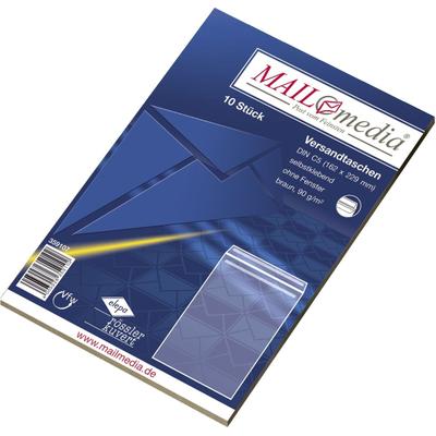 mayer-network 30002472 Versandtaschen Recycling - C5, ohne Fenster, selbstklebend, 90 g/qm, braun, 10 Stück