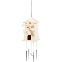4x Creativ Company Holzartikel Windspiel