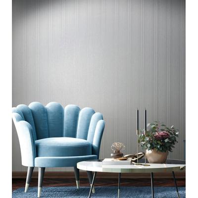 Vliestapete MARBURG "Tapete Fine Stripes", weiß, B:0,53m H:0,01m L:10,05m, Vlies, Tapeten, moderne Vliestapete für Wohnzimmer Schlafzimmer Küche