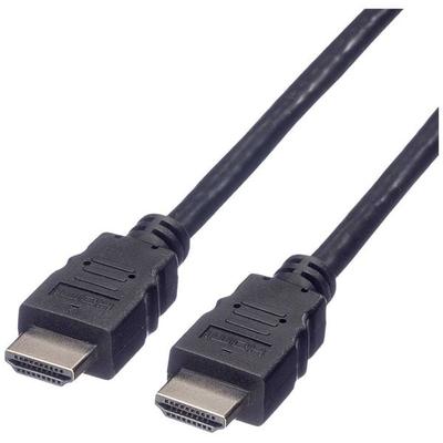 Value HDMI Anschlusskabel HDMI-A Stecker 10.00m Schwarz 11.99.5558 Geschirmt HDMI-Kabel