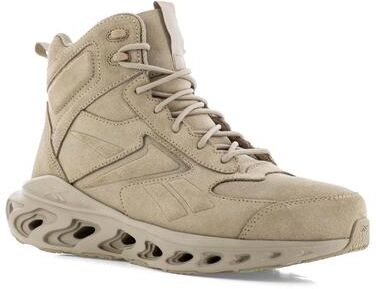 "Reebok Work Fuel Flex Tactical 6"" Comp Toe (Men's) in Tan, Size 10 M, Leather/Memory Foam"