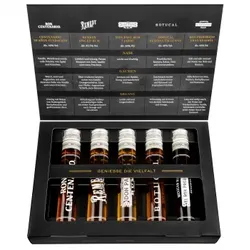 Premium Rum Tasting Set 5 x 50 ml : Ron Botucal Exclusiva, Remedy Spiced Rum, Ron Centenario 20, Don Papa 7 Jahre und Prohibido Gran Reserva 250ml