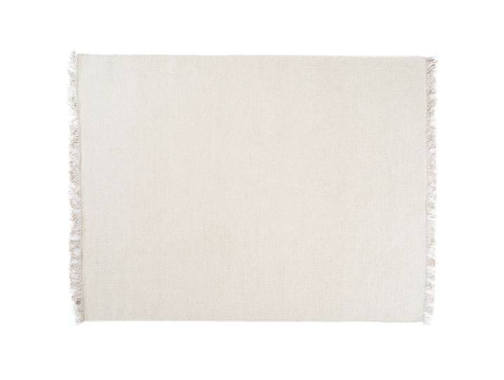 Linie Design Rainbow Wollteppich 140 x 200cm White
