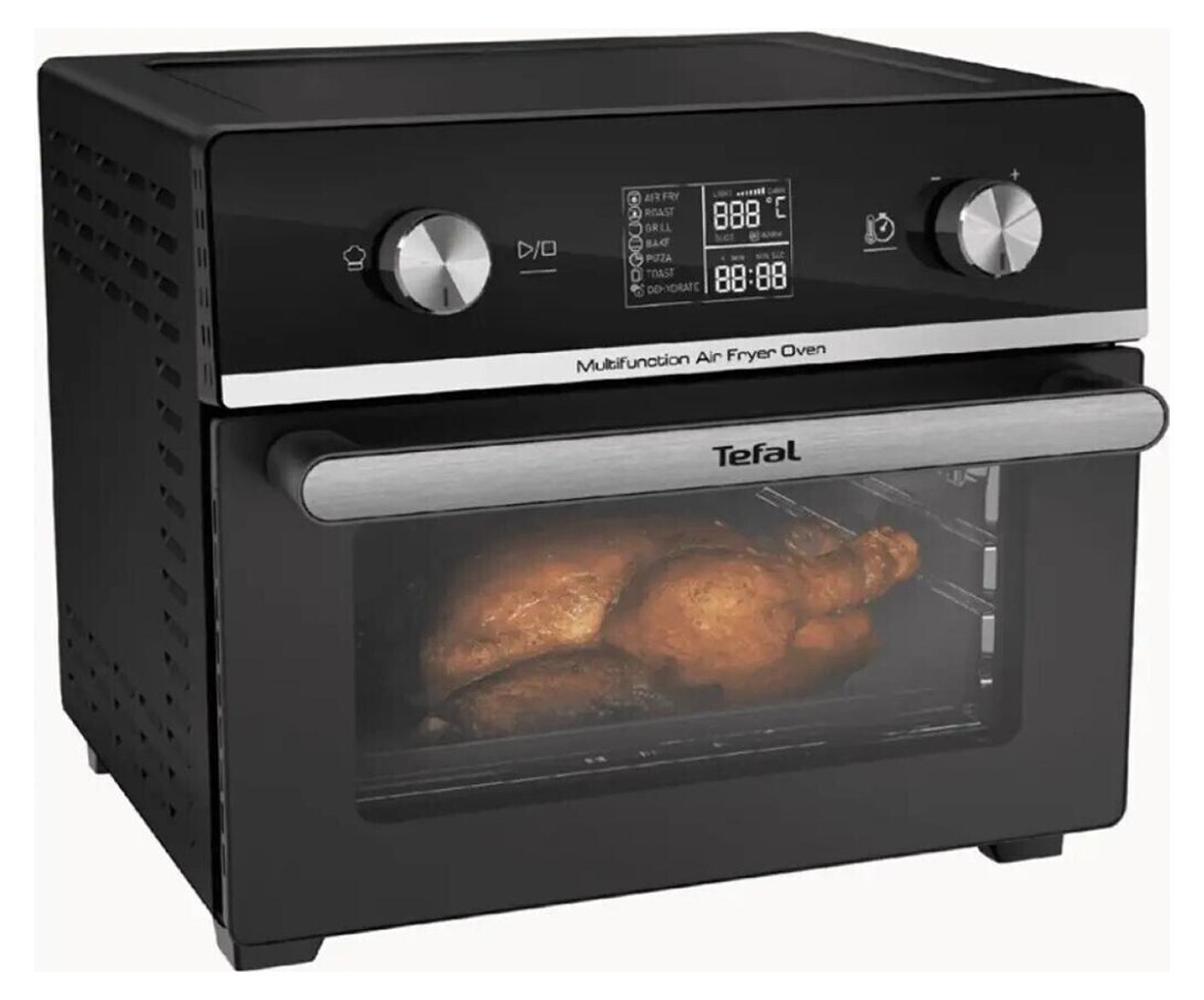 Tefal Easy Fry FW6068, Heißluftfritteuse, 20 l, 6 Person(en), Einzelbild, Schwarz, Drehregler, Touchsteuerung