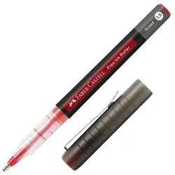 FABER-CASTELL Free Ink Tintenroller grau 1.5 mm Schreibfarbe: Rot