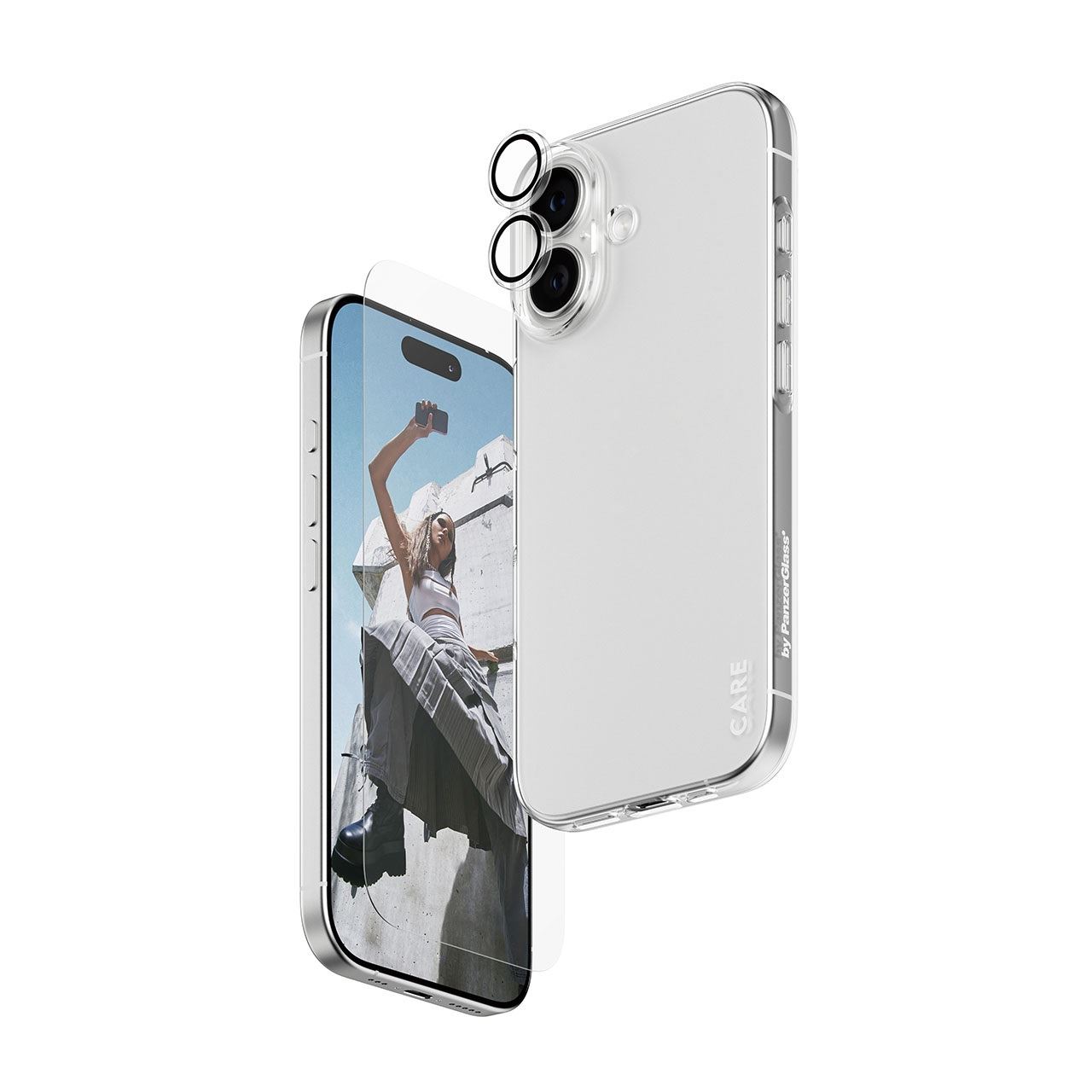PanzerGlass SAFE. CARE BY 3-IN-1 FASHIONABL COMBO IPHONE 17