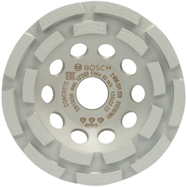 Meule assiette diamantée Best for Concrete 125 x 22,23 x 4,5 mm ; Bosch (2608201228)