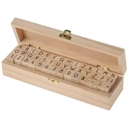 3x Stewo, Stempel, Stempelset Alphabet