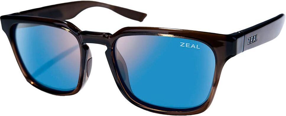 Zeal  - Whittier Transparent Light Brown Ellume Polarized Horizon Blue - Lunettes de soleil