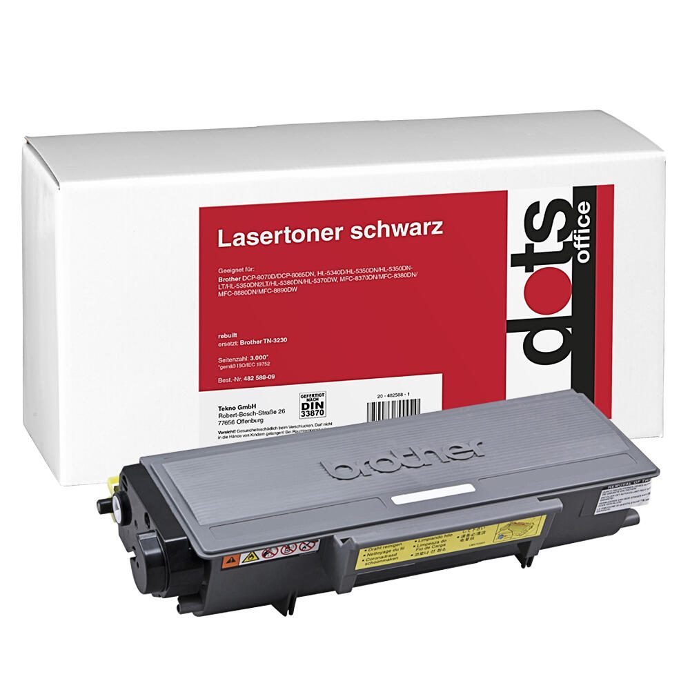 dots Toner kompatibel zu brother TN-3230 schwarz 1255,0000-DOTS