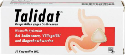 CHEPLAPHARM Arzneimittel GmbH TALIDAT Kaupastillen gegen Sodbrennen 20 St 07270524